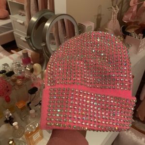 Hot pink skull cap (Never worn)